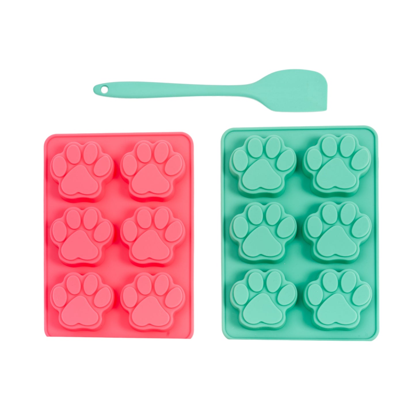 Country Living 3-Piece Silicone Treat Baking Kit (2 Baking Trays, 1 Spatula) - Nonstick, Durable, Easy Clean Baking Tools, High-Quality, Versatile, Heat Resistant, BPA Free