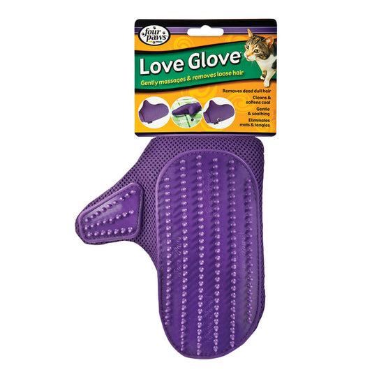 Four Paws Love Glove Grooming Mitt for Cats