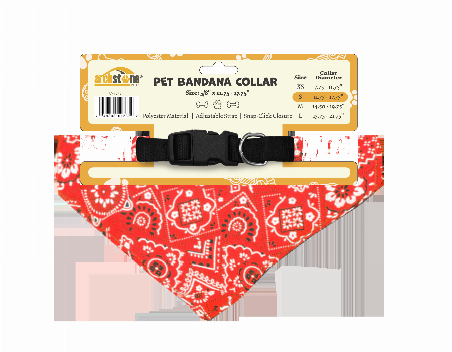 Western Themed Pet Bandana Collars