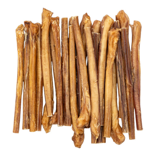 All-Natural Beef Bully Sticks Dog Treats, Single Ingredient, Long-Lasting Dog Chew Treats – 12" Jumbo (25/case)