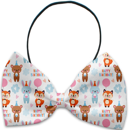 Pet, Dog and Cat Bow Ties, "Happy Birthday Group" *Available in 8 different pattern options!*