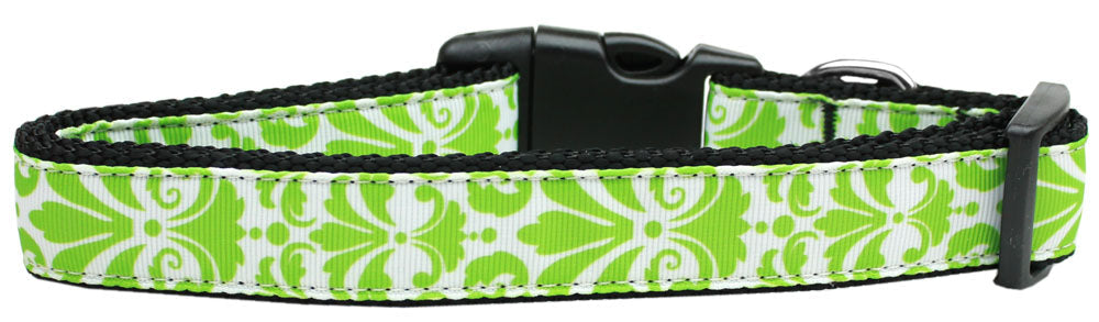 Pet Dog & Cat Nylon Collar, "Damask" *Available in 10 different colors!*