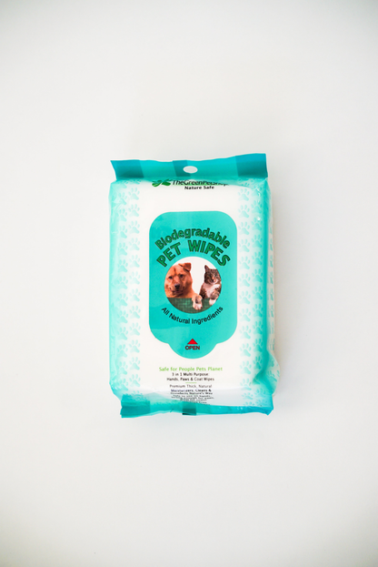 Bio-Degradable Pet Wipes - 80 CT