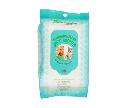 Bio-Degradable Pet Wipes - 80 CT