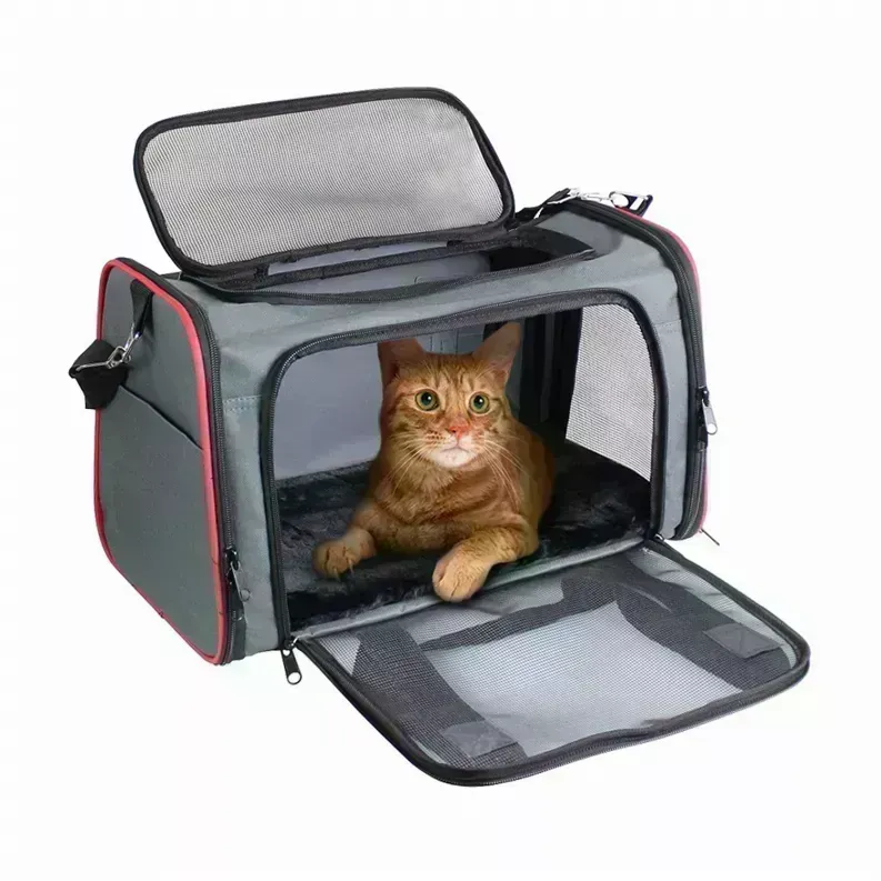 GOOPAWS Soft-Sided Kennel Pet Carrier for Small Dogs, Cats, Puppy, Airline Approved Cat Carriers Dog Carrier Collapsible