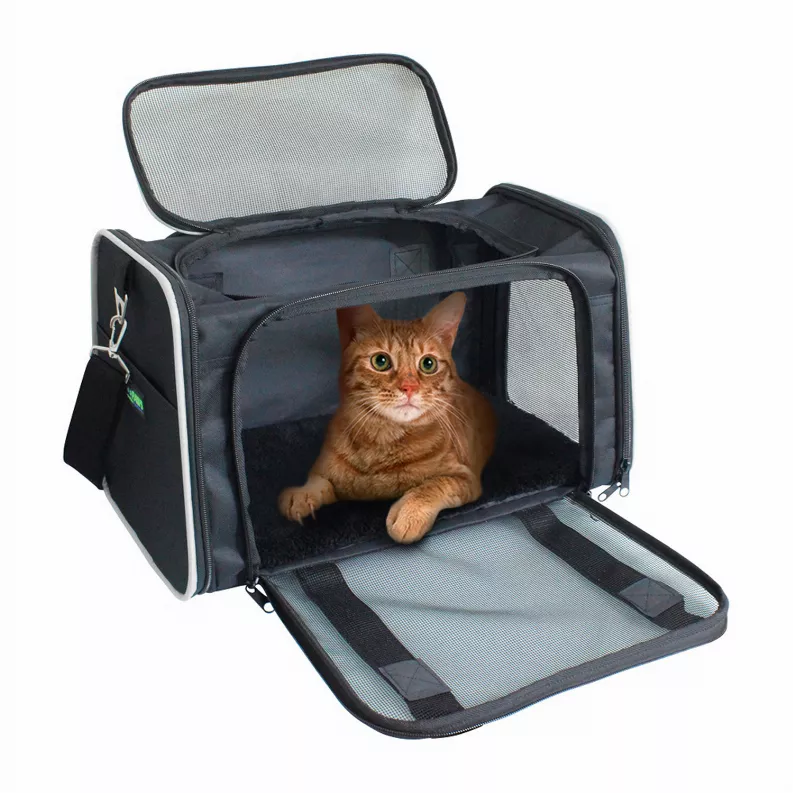 GOOPAWS Soft-Sided Kennel Pet Carrier for Small Dogs, Cats, Puppy, Airline Approved Cat Carriers Dog Carrier Collapsible