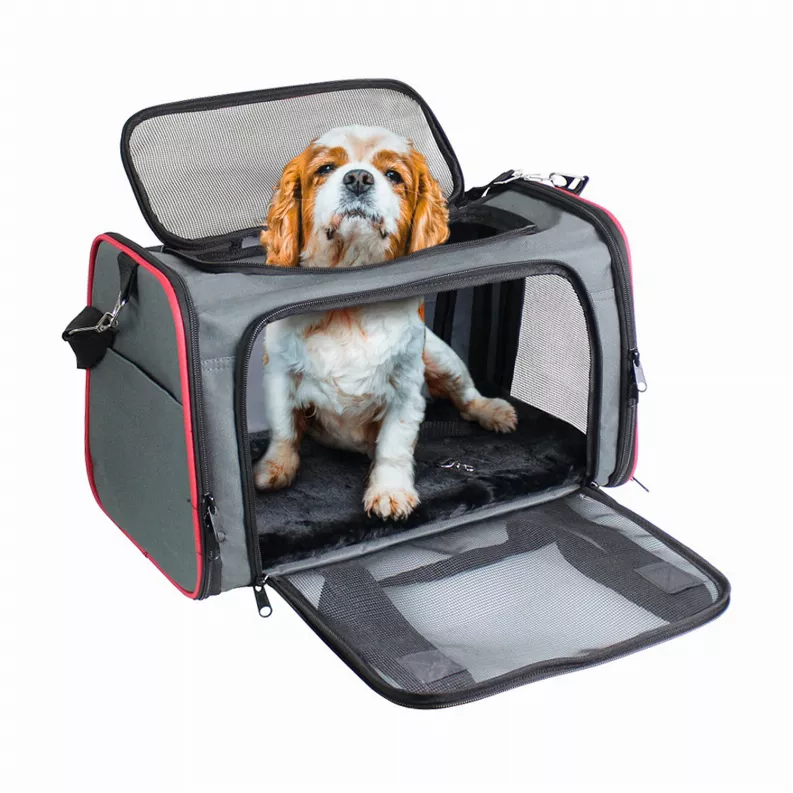 GOOPAWS Soft-Sided Kennel Pet Carrier for Small Dogs, Cats, Puppy, Airline Approved Cat Carriers Dog Carrier Collapsible