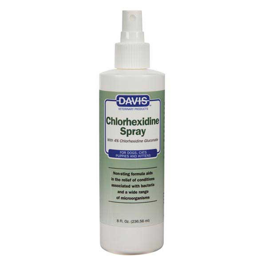 Davis Chlorhexadine Spray 4% 8oz