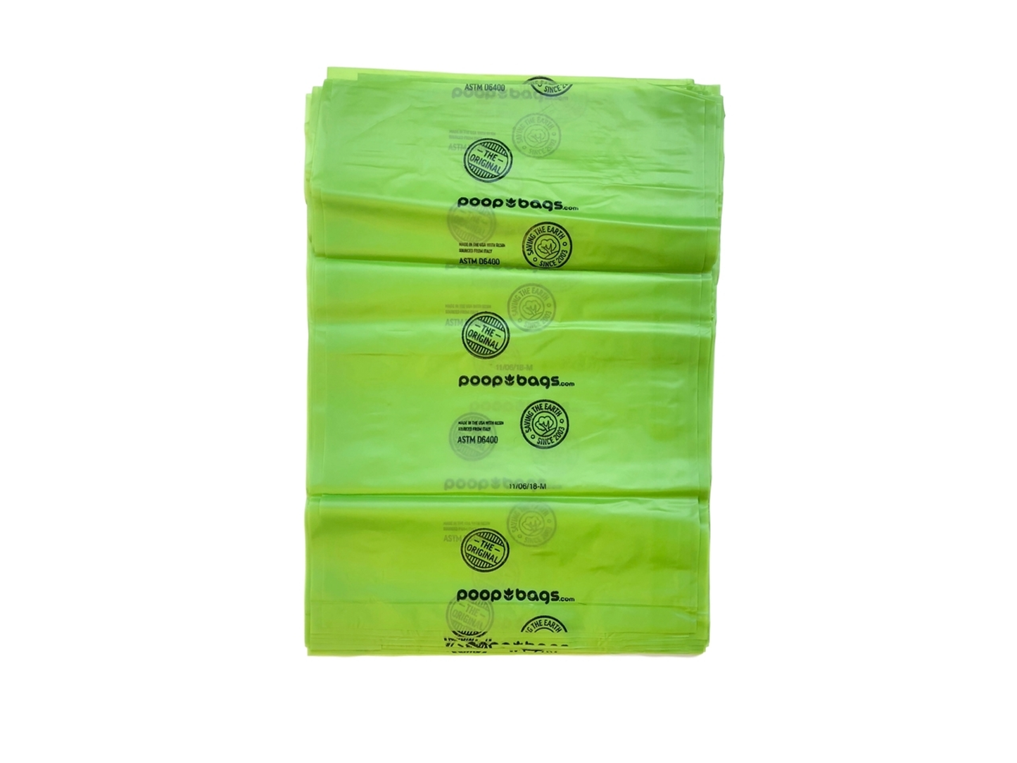 The Original Poop Bags Made in USA Flat Bags