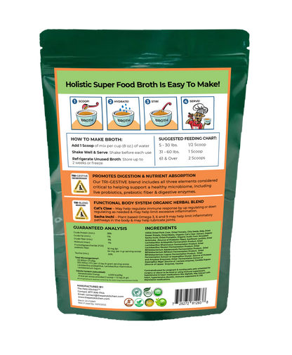 Super Food Immune Support* Base Broth - The Petz Kitchen Dogs & Cats