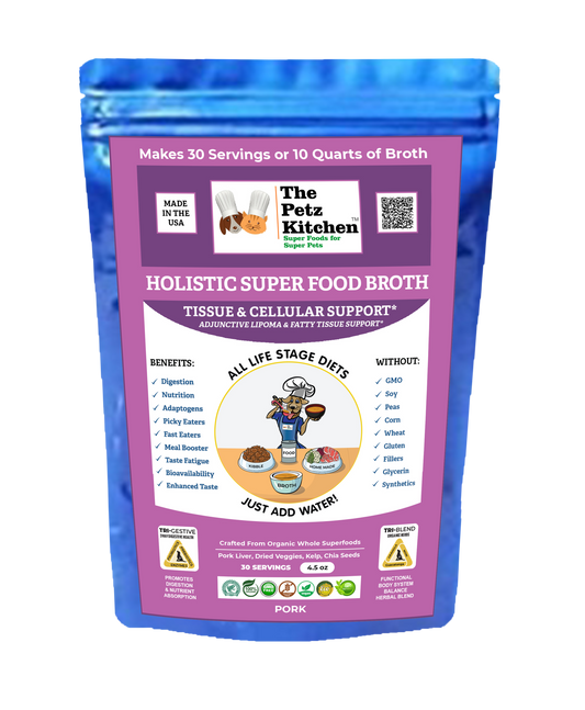 Super Food Broth Tissue & Cellular Support For Dogs* The Petz Kitchen Lipoma & Tissue Support*