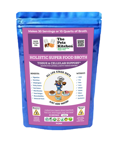 Super Food Broth Tissue & Cellular Support For Dogs* The Petz Kitchen Lipoma & Tissue Support*