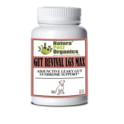 Gut Revival Lgs Max Capsules - Adjunctive Leaky Gut Syndrome Support* For Dogs And Cats