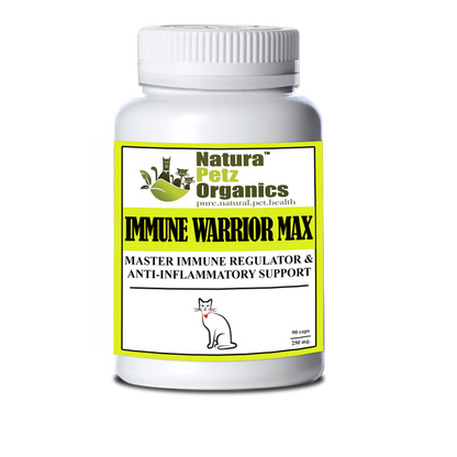 Immune Warrior Max Master Blend Capsules* Immune Regulator & Anti-Inflammatory Support* For  Dogs & Cats