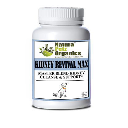 Kidney Revival Max Master Blend Kidney Cleanse & Support Capsules* Adult & Senior Dogs