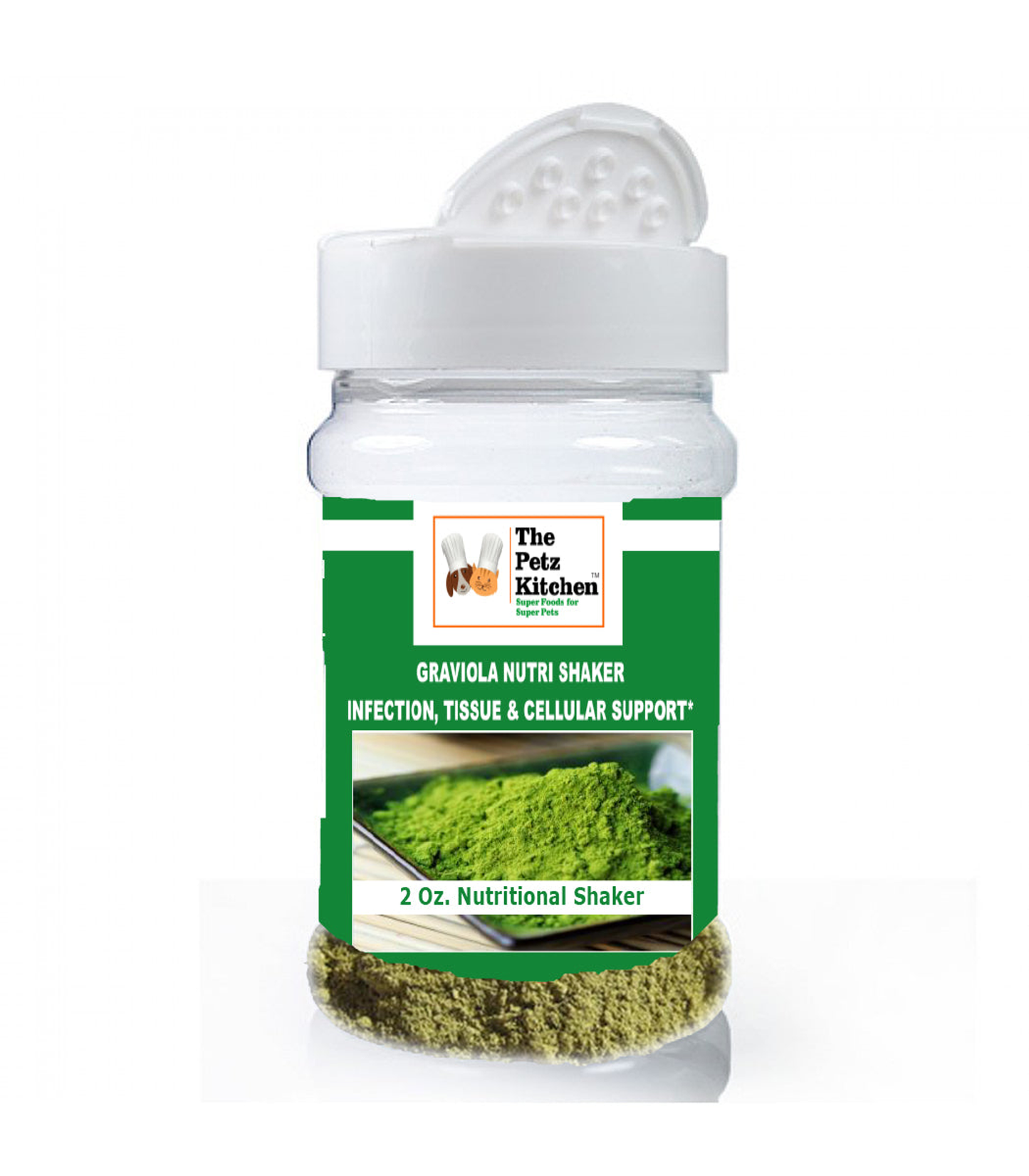 Graviola Leaf & Stem Powder - Infection, Adjunctive Tissue & Cellular Support* - The Petz Kitchen - Organic Human Grade Ingredients For Home Prepared Meals & Treats