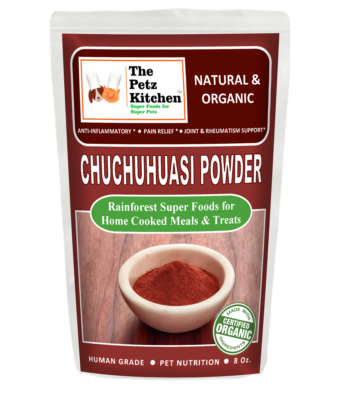 Chuchuhuasi Anti-Inflammatory* Aches, Pains & Rheumatism* The Petz Kitchen- Organic & Human Grade Ingredients For Home Prepared Meals & Treats