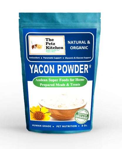 Yacon Leaf - Antioxidant Pancreatic Support* Glycemic & Glucose Support* The Petz Kitchen - Organic Human Grade Ingredients For Home Prepared Meals & Treats