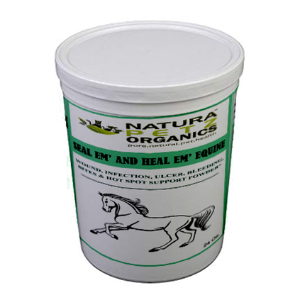 Seal Em And Heal Em Powder Equine* Wound, Infection Ulcer Bite Bleeding & Hot Spot Support*