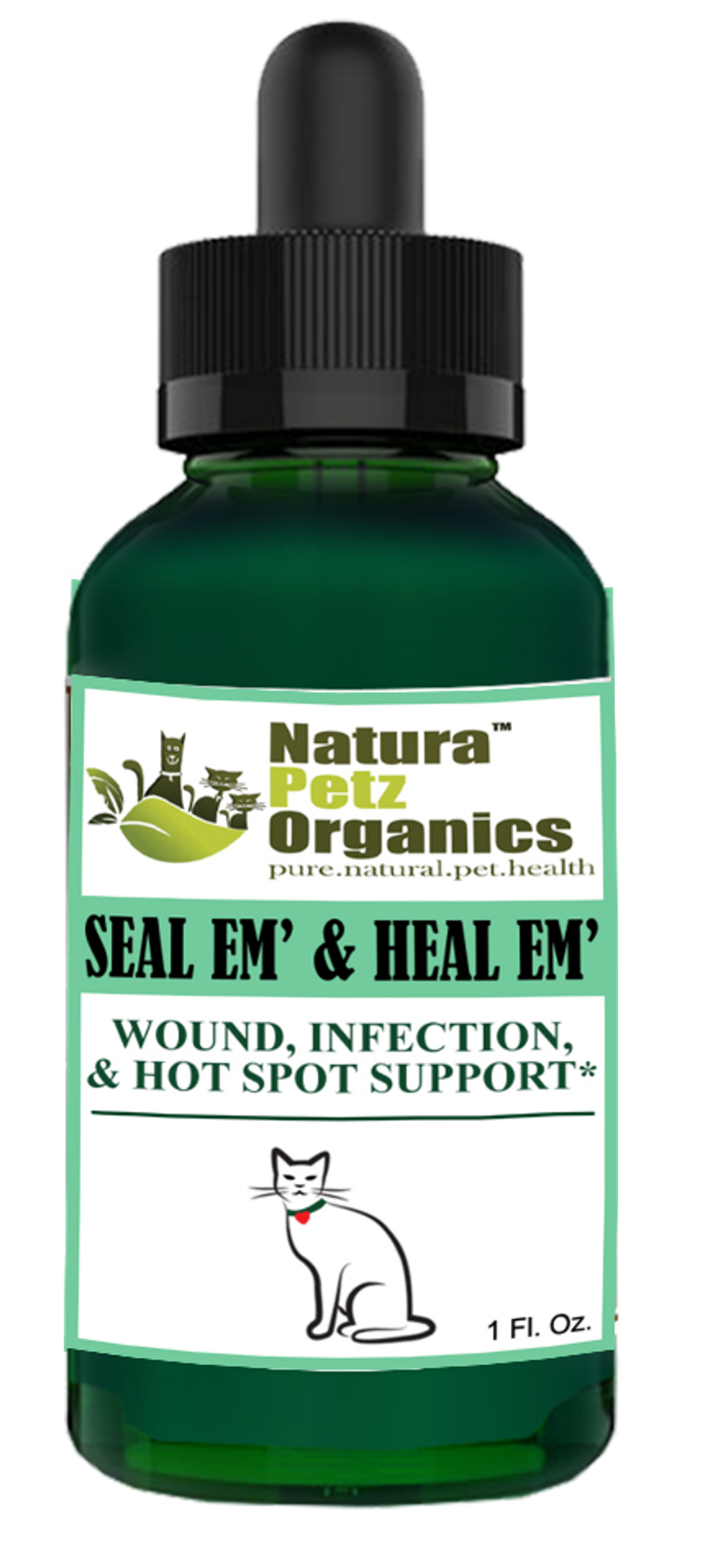 Seal Em And Seal Em Tincture - Wound, Infection, Cut & Hot Spot Support*