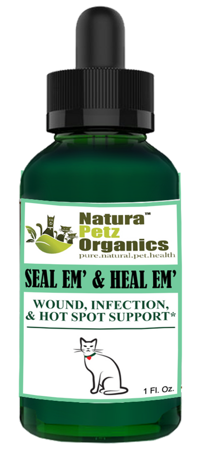 Seal Em And Seal Em Tincture - Wound, Infection, Cut & Hot Spot Support*