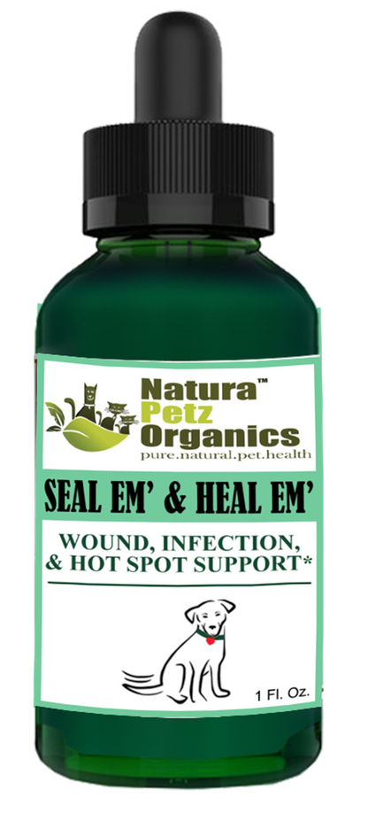 Seal Em And Seal Em Tincture - Wound, Infection, Cut & Hot Spot Support*