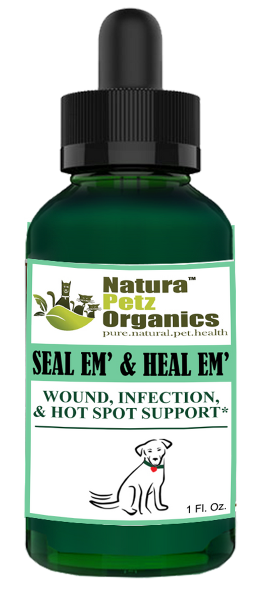 Seal Em And Seal Em Tincture - Wound, Infection, Cut & Hot Spot Support*