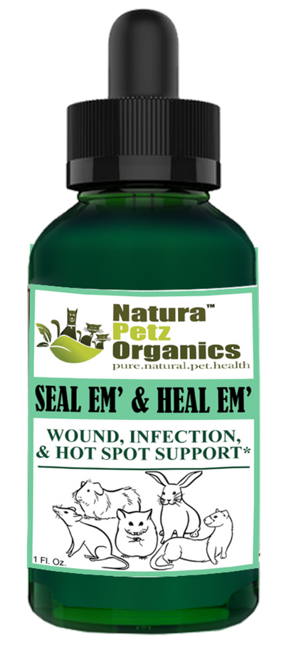 Seal Em And Seal Em Tincture - Wound, Infection, Cut & Hot Spot Support*