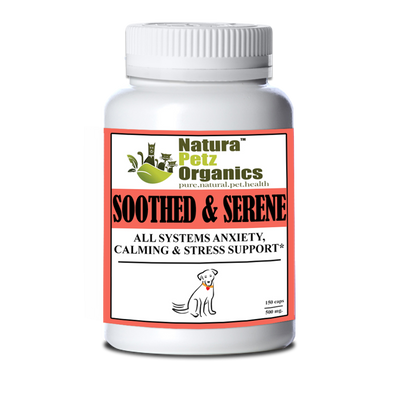 Soothed & Serene - All Systems Anxiety, Calming & Stress Support* Dogs & Catss & Cats*