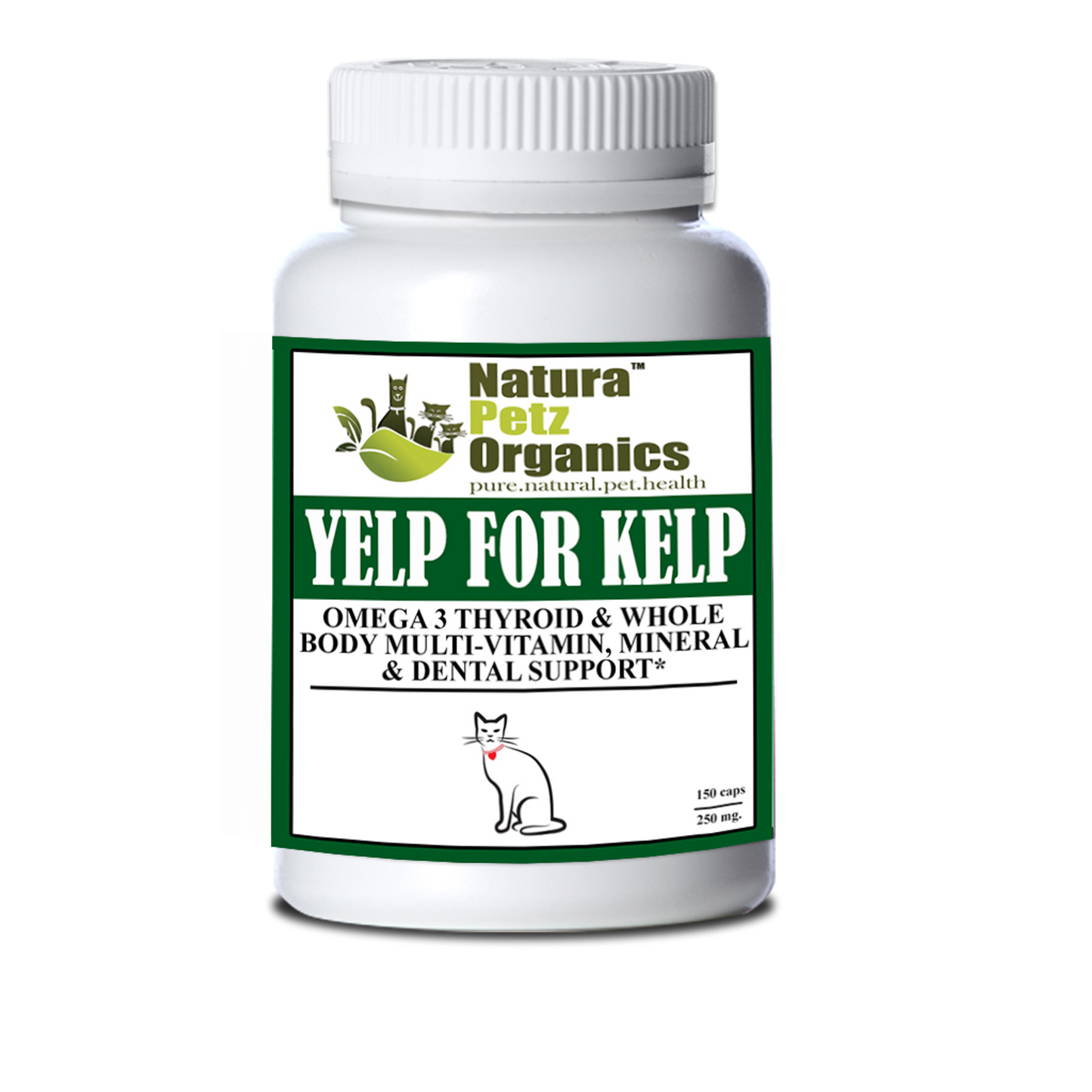 Yelp For Kelp - Omega 3 & 6 Thyroid & Whole Body Multi-Mineral, Vitamin & Dental Support*