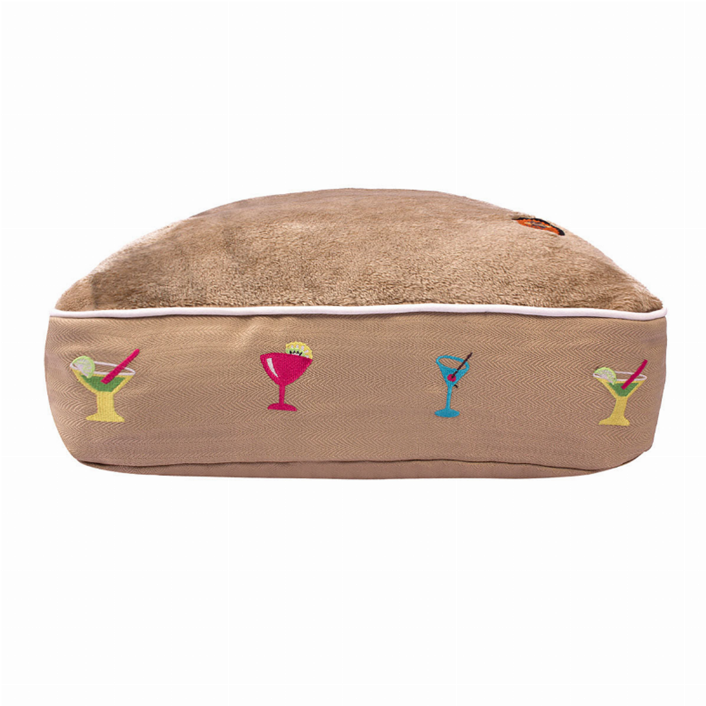 Halo Martinis Rectangular Dog Bed