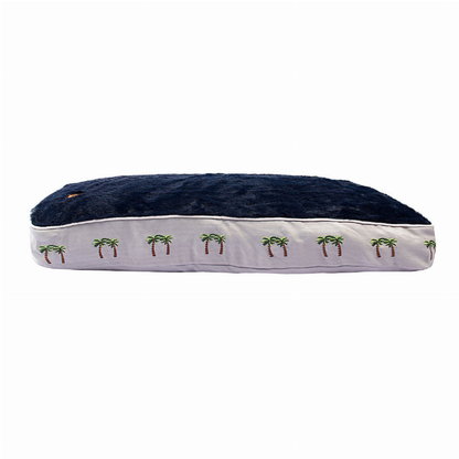 Halo Palm Trees Rectangular Dog Bed