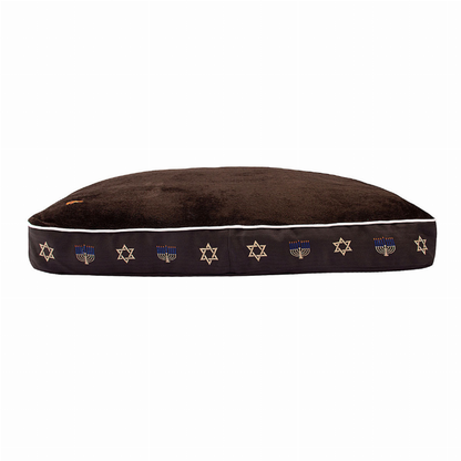 Halo Hanukkah Rectangular Dog Bed