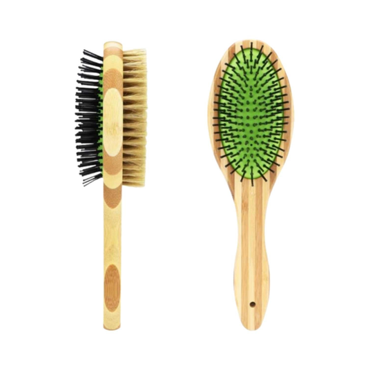 Dual Sided Dog Bamboo Grooming Brush