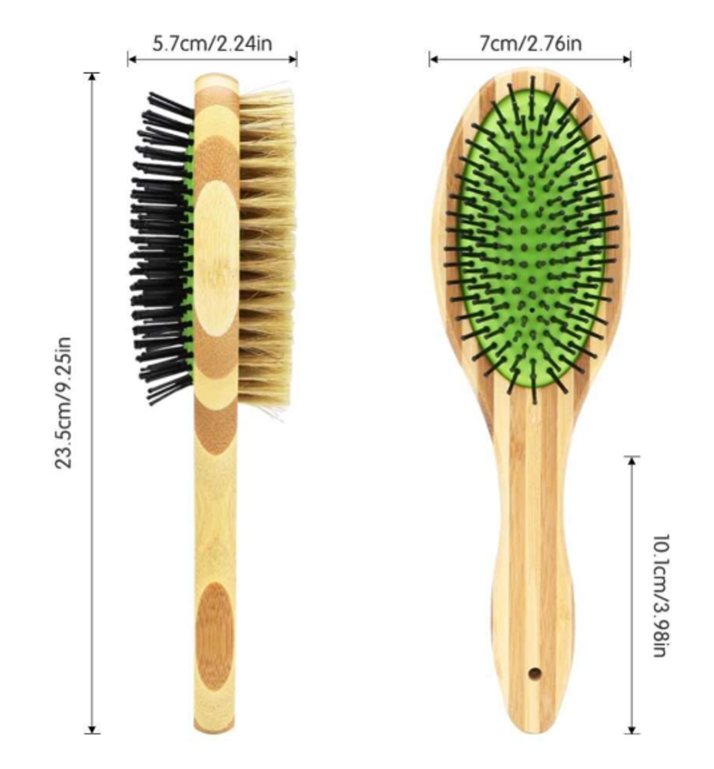 Dual Sided Dog Bamboo Grooming Brush