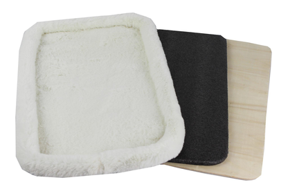 Rhodium Series Faux Fleece Pad with Plywood Base