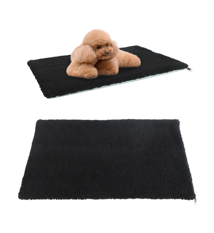 Portable Pet Crate Faux Fleece Pad