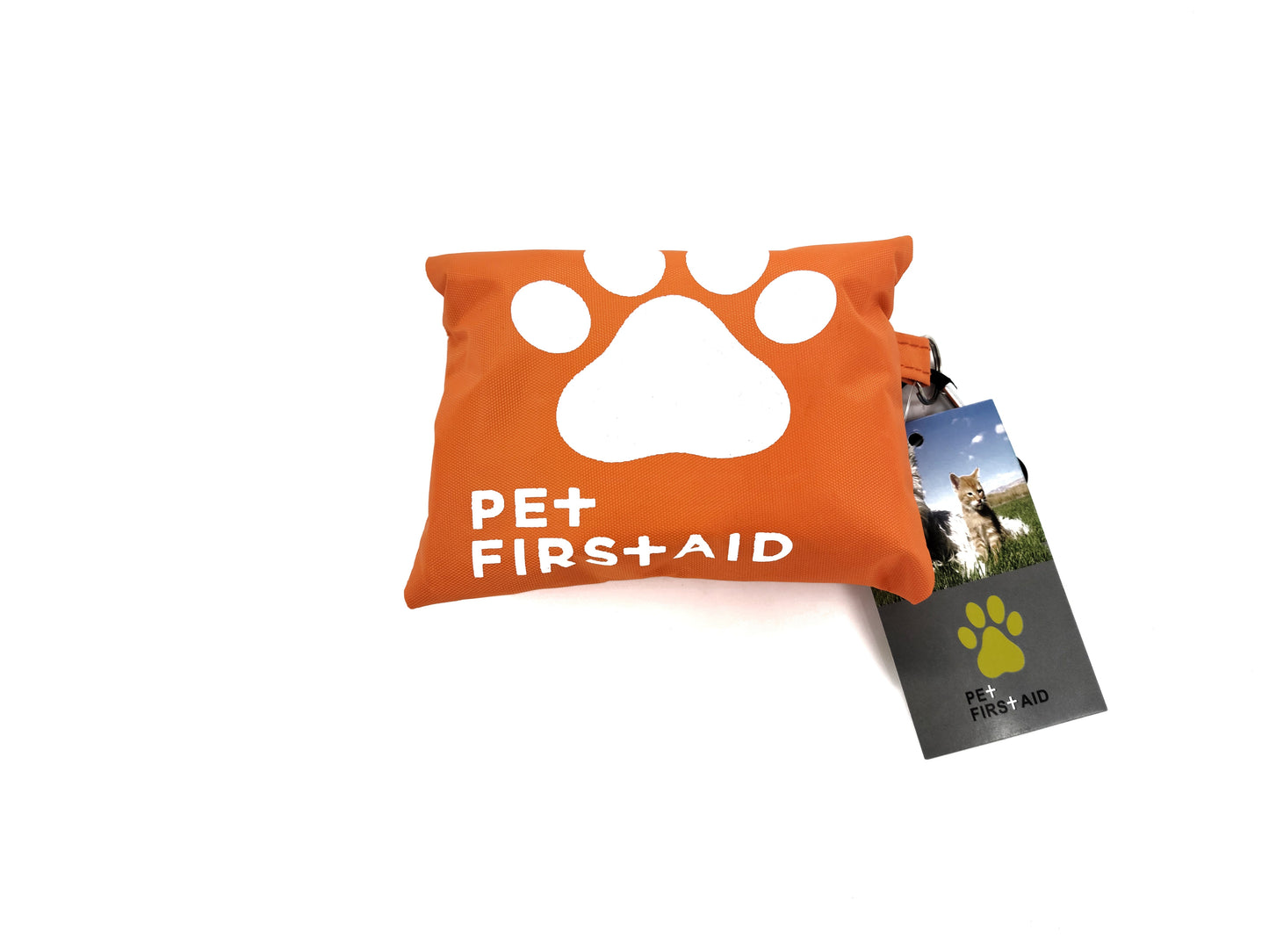 19-Piece Pet Travel First Aid Kit with Carabiner - Compact Emergency Care for Adventurous Pets