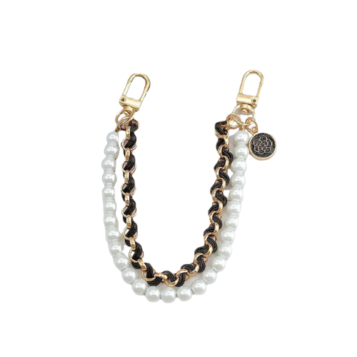 Double Layer Pearl & Chain Lead