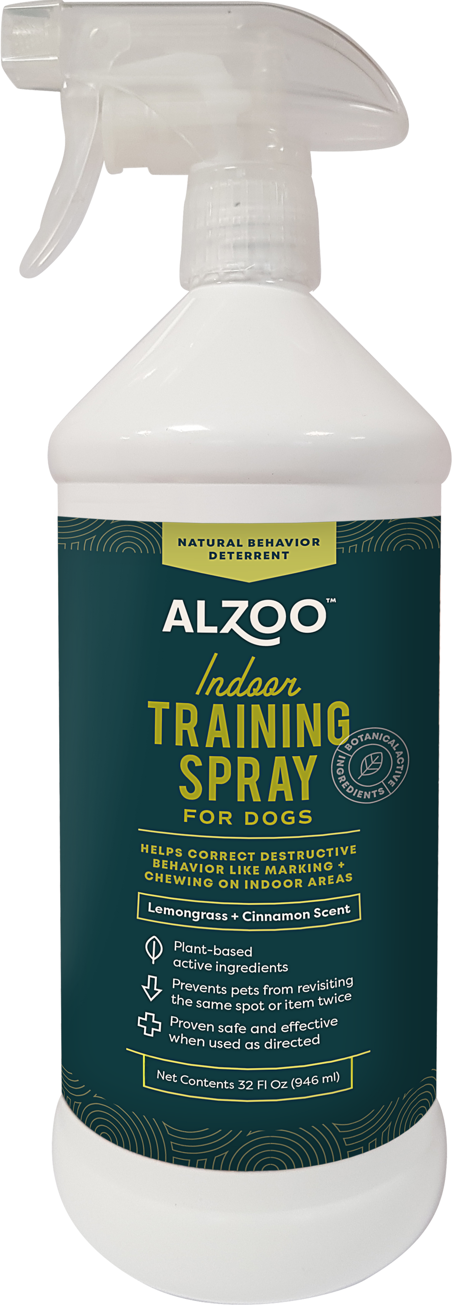 ALZOO Plant-Based Dog/Cat Indoor Training Spray, 32oz