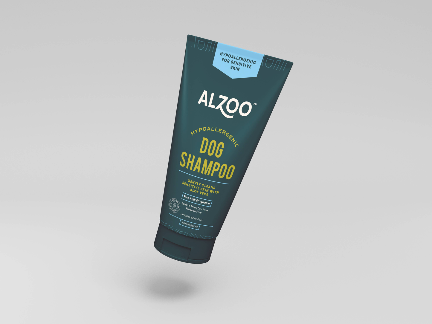 ALZOO Plant-Based Hypoallergenic Dog Shampoo, 8oz