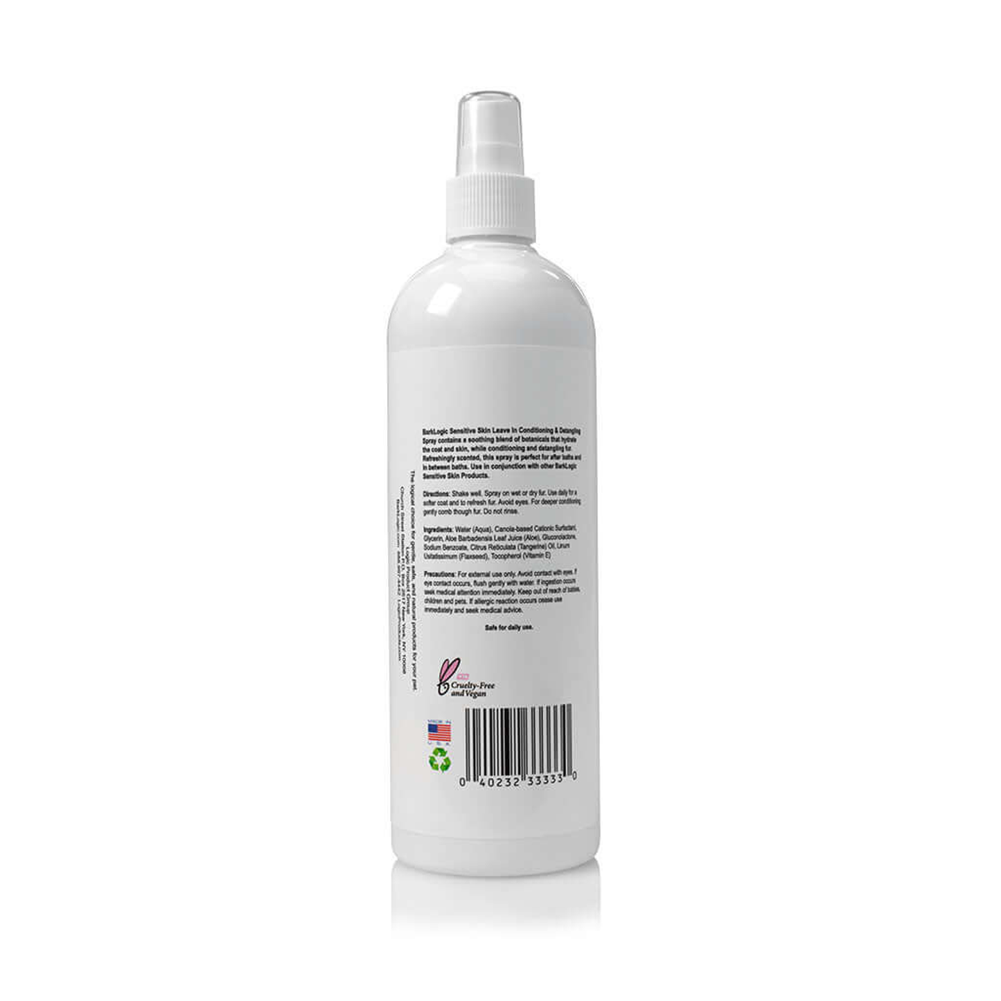 BarkLogic Sensitive Skin Leave In Conditioning & Detangling Spray