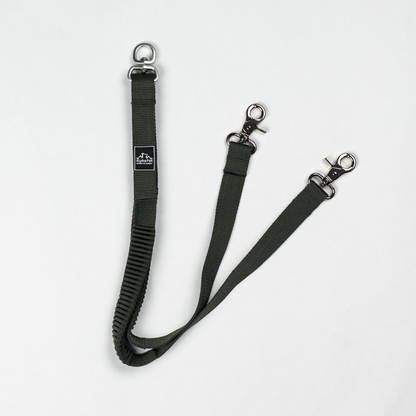 Teton Dark Gray Elastic Dog Leash Coupler