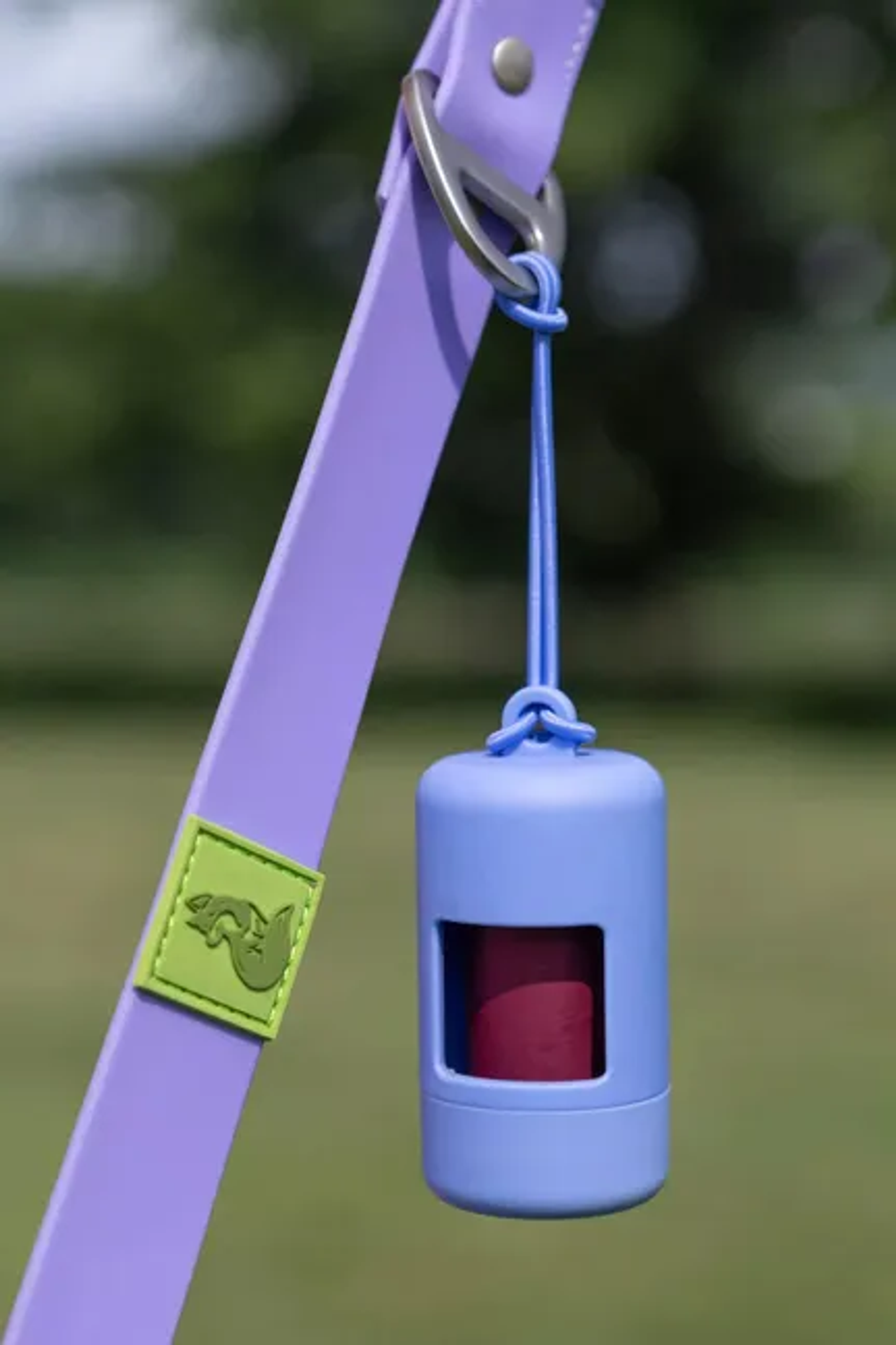 Cornflower Blue Waste Bag Dispenser