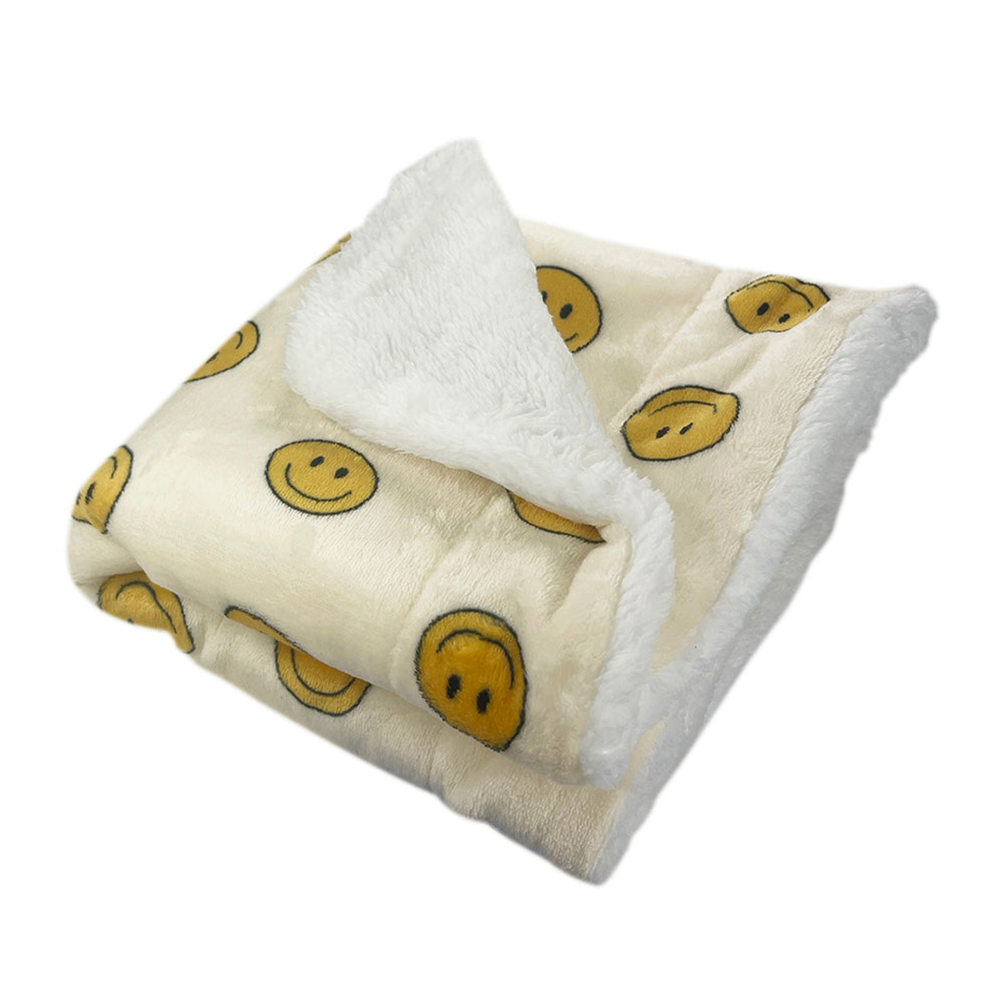 Ultra Plush Happy Face Blanket