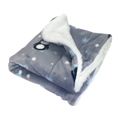 Ultra Thick Plush Penguins Blanket