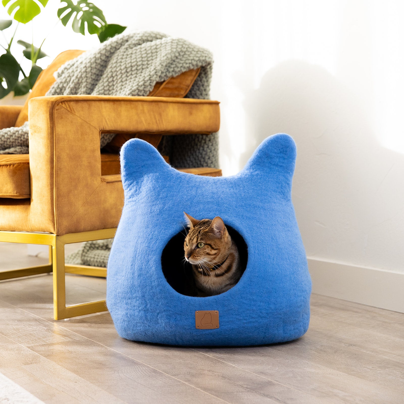 Whimsical Cat Ear Cave Bed