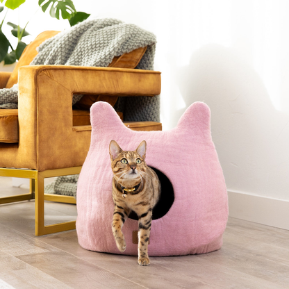 Whimsical Cat Ear Cave Bed