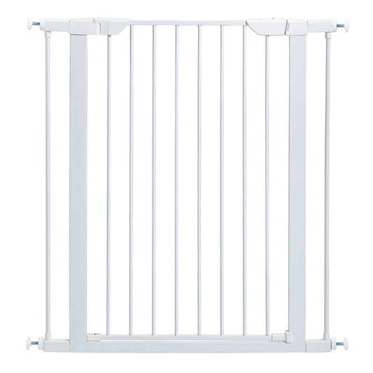 Midwest Glow in the Dark Steel Pressue Mount Pet Gate Tall White 29.5" - 38" x 1" x 39.13"