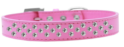 Dog, Puppy & Pet Fashion  Collar, "Clear Crystal Sprinkles"